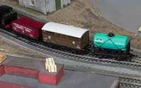 RailRoad: 12T, Plank & Cattle Wagon - Triple Pack