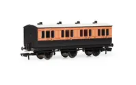 LSWR, 6 Wheel Coach, 1st Class, 490 - Era 2