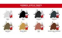 Acrylic Paint and Brush Pack: WWII Axis Military Colours
