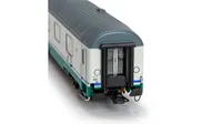 FS, set of 4 Gran Confort Coach 85 88 series in XMPR livery with restaurant coach 87 series with ribbed roof with second logo type, period Vb