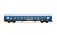 DR, 4-unit set of "Tourex", no. 2/2, consisting of 1 x WR + 1 x SD + 2 x WLAB, blue livery, ep. III