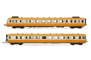 SNCF, 2-unit railcar RGP2 class X 2700, "RTG inoxydable" livery, period IV, with DCC-sounddecoder