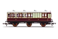 LNWR, 6 Wheel Coach, Brake 3rd Class, 7463 - Era 2