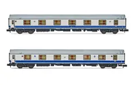 RENFE, set de 2 coches camas T2, decoración «Largo Recorrido», ép. IV-V