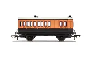 LSWR, 4 Wheel Coach, Brake 3rd Class, 179 - Era 2