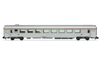 SNCF, 3-tlg. Set TEE Reisezugwagen „Paris - Ruhr" in silberner Lackierung, bestehend aus 1 x A4Dtux, 1 x Vru und 1 x A3rtu, Ep. IV