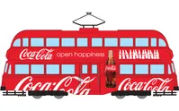 Coca-Cola Double Decker Tram