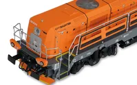 Dinazzano Po / TPER, diesel locomotive Effishunter 1000, orange/light grey, ep. VI