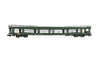 DR, 3-unit pack OSShD type B coaches, "Spree-Alpen-Express", set 2 of 2, green and red livery, ep. IV, 1 x WR + 2 x DDm