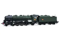 SNCF, locomotive à vapeur 141 R 44, avec 3 feux avant et tender à charbon, livrée verte/noire, dépôt Sarreguemines, ép. III, avec décodeur sonore