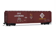 Erie Lackawanna, plug door boxcar, with roof walkway, #68398