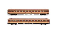 RENFE, set de 2 coches «Estrella Bahía de Cádiz», Bc10x-12600 literas, decoración Estrella
