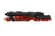DB, steam locomotive class 42 in black/red livery, 42 555, period III