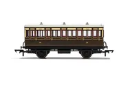 GWR, 4 Wheel Coach, 3rd Class, 1882 - Era 2/3