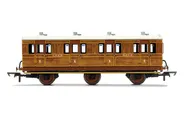 LNER, 6 Wheel Coach, 1st Class, Fitted Lights, 4172 - Era 3