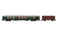SNCF, set di 2 unità, treno manutenzione, composto da 1 carrozza B10 e 1 carro G4, ep. IV-V