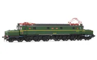RENFE, locomotora electrica 278.007, decoración verde, ép. V