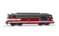 SNCF, diesel-electric locomotive BB 67613 in red "Capitole" livery, ep. VI