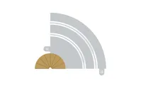 Radius 1 Curve Inner Borders 180° x 2