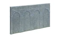 High Level Arched Retaining Walls x 2 (Engineers Blue Brick)