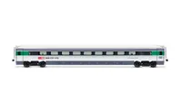 FFS, set base di 4 unità, treno ad alta velocità ad assetto variabile ETR 470, livrea argento con strisce blu, ep. V
