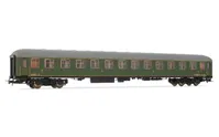 RENFE, coche de segunda clase, BB 8536, decoración verde, ép. III