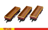 EWS (MHA) 'Coalfish' - Ballast Wagon - Triple pack