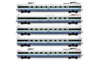 Cisalpino, set di 5 carrozze intermedie per il treno ad alta velocità ad assetto variabile ETR 470, livrea originale, ep. V