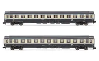 FS, 2-unit pack UIC-Z1 UIC-Z1 2nd class, grey/beige with blue stripes, livery, ep. IV-V