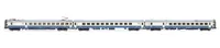 RENFE, automotor eléctrico serie 444, unidad 444-011, decoración azul/blanca, ép. V, con decoder de sonido