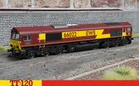 EWS - Class 66 - 66022 'Lafarge Charnwood'