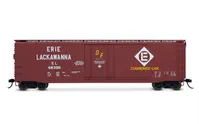 Erie Lackawanna, plug door boxcar, with roof walkway, #68398