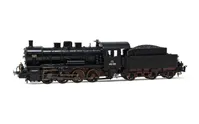 FS, steam locomotive Gr. 460, 3-dome boiler, oxide red/black livery, white markings, period II