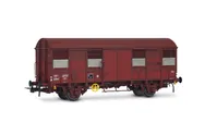 SNCF, 2-axle covered wagon K4, with red rear lights, ep. III (batteries not included)