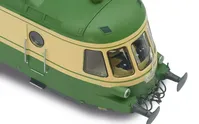 SNCF, diesel railcar RGP I with trailer, green/beige livery, ep. IV