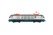 FS, electric locomotive E 402A, XMPR livery, with front electric couplers for the control coach doors, period VI, with DCC-decoder