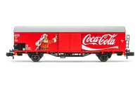 DB, 2-achs. Gedeckte Güterwagen, in "Coca Cola"-Lackierung, Ep. V