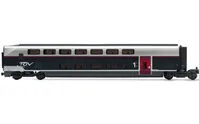 TGV Duplex Carmillon, 4-unit pack with loco, dummy loco and 2 end coaches, ep. VI, with DCC sound decoder