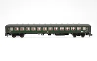 DB, 4-unit pack coaches, 1 x Am, 2 x Bm, 1 x ARm217, blue resp. green livery, period IV