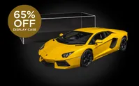 Lamborghini Aventador Giallo Orion & Display Case