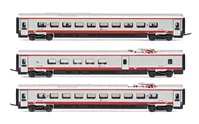 FS, 3-unit pack intermediate coaches for HN2474, "Frecciargento"-livery, period VI
