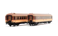 RENFE, set de 2 coches «Estrella Bahía de Cádiz», Bc10x-12600 literas, decoración Estrella