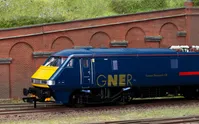 GNER, Class 91, Bo-Bo, 91117 'Cancer Research UK' - Era 10