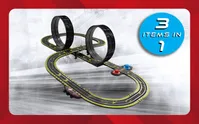 Micro Scalextric Double Jeopardy Race Bundle