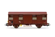 SNCF, 2-axle closed wagon G4 with rear light, period IV. Suitable AC wheelsets for this item: HC6101 (11,27 x 24,25 mm)