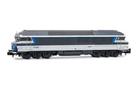 SNCF, diesel locomotive CC 72006, "Multiservice" livery with red SNCF logo on one front side, ep. V, with sound decoder