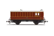 LB&SCR, 4 Wheel Coach, Passenger Brake, 102 – Era 2