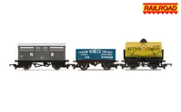 RailRoad Triple Wagon Pack, Various - Era 3
