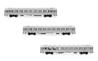 SNCF, 3-unit pack short DEV Inox coaches (A8myfi 1st cl., A3B5myfi 1st/2nd cl., A5smyfi bar), ep. IIIa