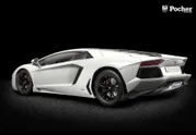 Lamborghini Aventador Shiny White